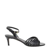 Ncub Svart Läder Sandal Luna 21 Black, Dam