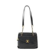 Chanel Vintage Pre-owned Laeder chanel-vskor Black, Dam