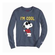 MC2 Saint Barth Snoopy I'M Cool Sweatshirt Blue, Herr