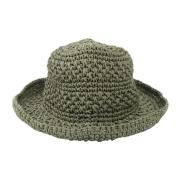 Roberto Collina Italiensk Straw Hat Green, Dam