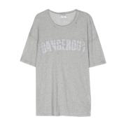 ERL Farligt Tryck Jersey T-Shirt Gray, Herr