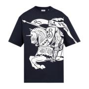 Burberry T-shirt med logotyp Blue, Herr