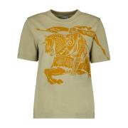 Burberry Cavalier T-shirt Höst-Vinter 2024 Kvinnor Yellow, Dam