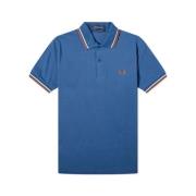 Fred Perry Original Twin Tipped Polo Blue Blue, Herr