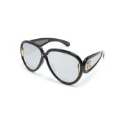 Loewe Lw40132I 01C Sunglasses Black, Dam