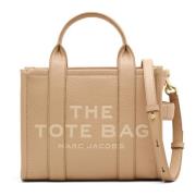 Marc Jacobs Brun Läder Toteväska med Logotyp Brown, Dam