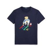 Ralph Lauren Snygg T-shirt för män Blue, Herr