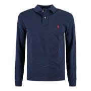 Ralph Lauren Navy Polo Shirt Blue, Herr