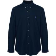 Ralph Lauren Navy Skjorta för Män Blue, Herr