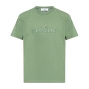 Stone Island T-shirt med logotyp Green, Herr