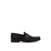 Salvatore Ferragamo Klassiska Läderloafers Brown, Herr