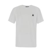 Golden Goose Bomull Logo T-Shirt White, Dam