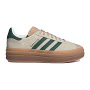 Adidas Originals Gazelle Bold Cream Green Beige Sneakers Beige, Herr