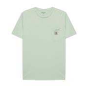 Carhartt Wip Ficka T-shirt Bomull Jersey Green, Herr
