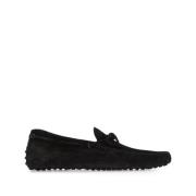 Tod's Svarta Slip-On Skor med Mandel Tå Black, Herr