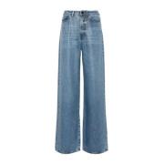 3X1 Blå Darted Jeans Blue, Dam