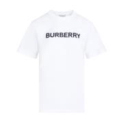 Burberry Vit Bomull Margot T-Shirt White, Dam