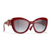 Chanel Ch5517 1759S6 Sunglasses Red, Dam