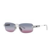 Prada Stylish Sunglasses in Silver/Blue Pink Gray, Herr