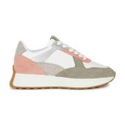 Geox Beige Sneakers för Kvinnor Multicolor, Dam