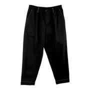 Marni Straight Trousers Black, Herr