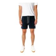 OAS Terry Shorts med elastisk midja Blue, Herr