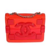 Chanel Vintage Pre-owned Laeder crossbodyvskor Red, Dam