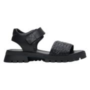 Estro Svarta Chunky Platform Sandaler Er00113101 Black, Dam