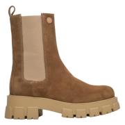 Estro Kvinnors Bruna Chelsea Boots tillverkade av Äkta Velour Er001134...