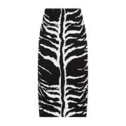 Alaïa Zebra Pennkjol Black, Dam