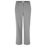 Envii Grå High Waisted Basic Byxor Gray, Dam