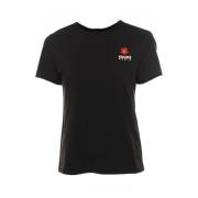 Kenzo Crest Logo Classic Fit T-Shirt Black, Dam