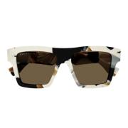 Gucci Multifärgade solglasögon Reace Gg1623S 002 White, Unisex
