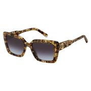 Marc Jacobs Pattern Havana/Brown Sunglasses Brown, Dam