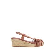 Malababa Espadrille Kil Sandal Payesa Stil Red, Dam