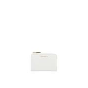 Coccinelle Metallic Soft Wallet med Sidoficka White, Dam