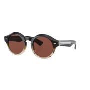 Oliver Peoples Stiliga Solglasögon för Modern Look Black, Unisex