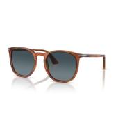 Persol Stiliga Solglasögon med Unik Design Brown, Unisex