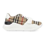 Burberry Check Sneakers Arkiv Beige Multicolor, Herr