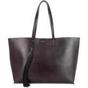 Yves Saint Laurent Vintage Pre-owned Laeder totevskor Brown, Dam