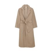 Ines De La Fressange Paris Beige Greta coat Beige, Dam