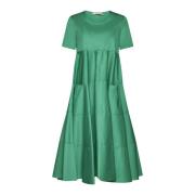 Blanca Vita Elegant klänning med tasche ruota b Green, Dam