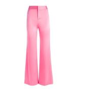 Alice + Olivia Straight Trousers Pink, Dam