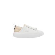 Alexander Smith Wembley Woman White Nude Sneakers Multicolor, Dam