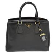 Prada Vintage Pre-owned Laeder totevskor Black, Dam