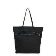 Prada Vintage Pre-owned Nylon prada-vskor Black, Dam