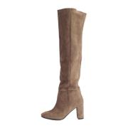 L'arianna Beige Mocka Platta Skor Beige, Dam