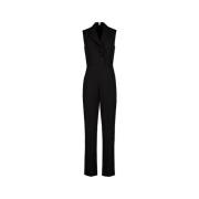 Nathi Luxury Elegant Svart Jumpsuit Black, Dam