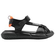 Elena Iachi Svart/Orange Sneakers - Stil 3210 Black, Dam