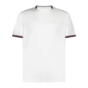 PS By Paul Smith Randig Crew Neck T-shirts och Polos White, Herr